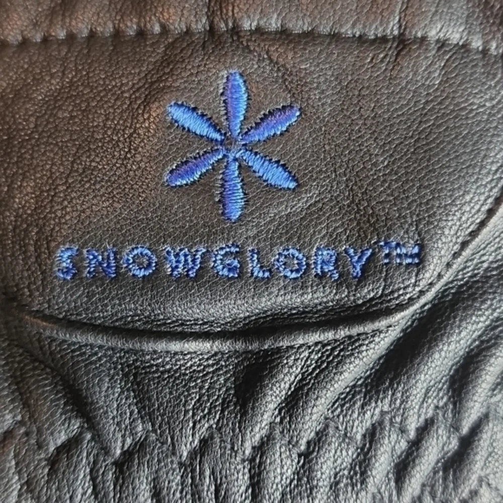 Primaloft leather gloves lg snowglory‎